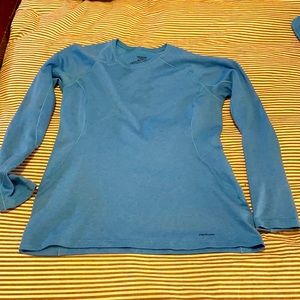Size small blue Patagonia capilene base layer